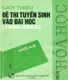 Luyện thi môn Hóa học khối A,B - Giới thiệu đề thi tuyển sinh vào đại học 1998-2002: Phần 2