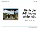 Bài giảng Luật và chính sách công (2014): Bài 7 - Phạm Duy nghĩa