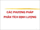 Bài giảng Các phương pháp phân tích định lượng – Cao Hào Thi