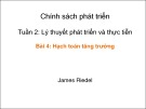 Bài giảng Bài 4: Hạch toán tăng trưởng - James Riedel (2)