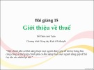 Bài giảng 15: Giới thiệu về thuế - Đỗ Thiên Anh Tuấn