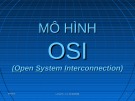 Bài giảng Mô hình OSI (Open System Interconnection)