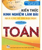 Chia sẻ kiến thức kinh nghiệm làm bài qua các kỳ thi Đại học môn Toán: Phần 1