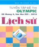 Môn Lịch sử và tuyển tập đề thi Olympic (30-4 lần thứ XVI - 2010): Phần 2
