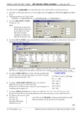 Đề thi học phần Access 1 (Đề số 12)