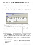 Đề thi học phần Access 1 (Đề số 1)