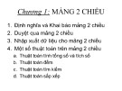 Bài giảng Lập trình C nâng cao - Chương 1: Mảng 2 chiều