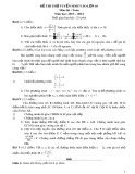 Đề thi thử tuyển sinh vào lớp 10 - Môn thi: Toán - Năm học: 2013-2014