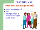 Bài giảng Phân phối mẫu