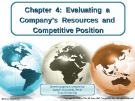Lecture Crafting and executing strategy (17/e): Chapter 4 - Arthur A. Thompson, A. J. Strickland III, John E. Gamble