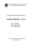 Tài liệu hướng dẫn kỹ thuật nuôi tôm sú - lúa