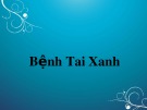 Bài giảng Bệnh tai xanh