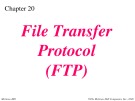 Lecture TCP-IP protocol suite - Chapter 20: File Transfer Protocol (FTP)