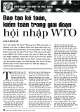 Đào tạo kế toán, kiểm toán trong giai đoạn hội nhập WTO