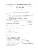 Kỳ thi chọn học sinh giỏi toán trên máy tính cầm tay năm 2012 môn Vật lý - Sở GD&ĐT Lâm Đồng