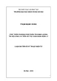 Luận án Tiến sĩ Kỹ thuật điện tử: Phát triển phương pháp phân tích định lượng tín hiệu iEMG chi trên hỗ trợ chẩn đoán bệnh lý