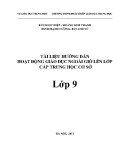 Tài liệu hướng dẫn hoạt động giáo dục ngoài giờ lên lớp cấp trung học cơ sở - Lớp 9