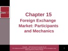 Lecture Financial institutions, instruments and markets (4/e): Chapter 15 - Christopher Viney