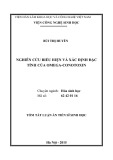 Tóm tắt Luận án Tiến sĩ Sinh học: Nghiên cứu biểu hiện và xác định đặc tính của omega-conotoxin