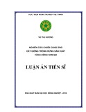 Luận án Tiến sĩ Kinh tế nông nghiệp: Nghiên cứu chuỗi cung ứng cây giống trồng rừng sản xuất vùng Đông Nam Bộ