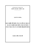 Luận án Tiến sĩ Kinh tế: Hoàn thiện tổ chức công tác kế toán tại các doanh nghiệp hoạt động theo mô hình công ty mẹ - công ty con thuộc Bộ Quốc phòng