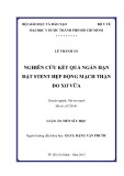 Luận án Tiến sĩ Y học: Nghiên cứu kết quả ngắn hạn đặt stent hẹp động mạch thận do xơ vữa