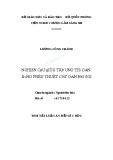 Tóm tắt Luận án Tiến sĩ Y học: Nghiên cứu điều trị ung thư gan bằng phẫu thuật cắt gan nội soi