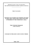 Dissertation summary: Training management of Tourism Colleges to meet the labour force demand of the enterprises in the North Delta Area