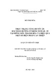 Luận án Tiến sĩ Y học: Thực trạng tăng huyết áp, đái tháo đường ở nhóm tuổi 40 đến 59 tại Đông Sơn, Thanh Hóa và hiệu quả một số biện pháp can thiệp