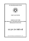 Luận án Tiến sĩ: Nghiên cứu phát triển bảo hiểm xã hội tự nguyện đối với người lao động trên địa bàn tỉnh Vĩnh Phúc