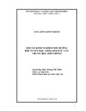 Sáng kiến kinh nghiệm: Một số kinh nghiệm bồi dưỡng đội tuyển học sinh giỏi Ngữ văn trung học phổ thông