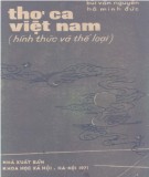 Hình thức và thể loại của Thơ ca Việt Nam: Phần 1