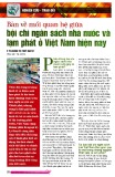 Bàn về mối quan hệ giữa bội chi ngân sách nhà nước và lạm phát ở Việt Nam hiện nay