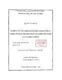 Luận văn Thạc sĩ Khoa học- Hóa học: Nghiên cứu xác định hàm lượng Sudan I trong tương ớt bằng phương pháp Von-Ampe trên điện cực Glassy carbon