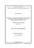 Luận văn Thạc sĩ Kinh tế: Thực trạng và những giải pháp khuyến nông chủ yếu nhằm nâng cao hiệu quả kinh tế sản xuất lúa tại huyện Yên Thế, tỉnh Bắc Giang