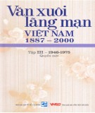 Khám phá Văn xuôi lãng mạn Việt Nam 1887-2000 (Tập III - 1946-1975: Quyển 1): Phần 2