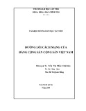 Tài liệu hướng dẫn học tập môn: Đường lối cách mạng của Đảng cộng sản cộng sản Việt Nam