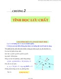 Bài giảng Chương 2: Tĩnh học lưu chất - TS. Nguyễn Thị Bảy