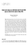 Chính sách nâng cao chất lượng quan hệ gia đình: một số vấn đề về lý luận và thực tiễn