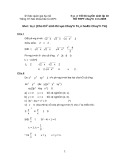 Đáp án đề thi tuyển sinh lớp 10 hệ THPT chuyên năm 2005 môn Toán - Trường Đại học Khoa học Tự Nhiên
