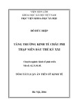 Tóm tắt Luận án Tiến sĩ Kinh tế: Chiến lược hợp tác, đối tác Việt Nam - châu Phi giai đoạn 2011-2020