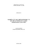 Luận án Tiến sĩ ngành Nuôi trồng thủy sản: Nghiên cứu đặc điểm sinh học và kỹ thuật sinh sản cá dày (Channa lucius Cuvier 1831)