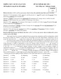 Đề thi thử Đại học lần 3 môn Tiếng Anh (Mã đề thi 135) - Trường THPT chuyên Lê Quý Đôn