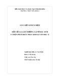 Sáng kiến kinh nghiệm: Một số sai lầm thường gặp ở học sinh và biện pháp khắc phục khi dạy Tin học 11