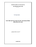 Luận án Tiến sĩ Kinh tế: Phát triển hợp tác xã vận tải thủy- bộ nội địa ở đồng bằng sông Cửu Long