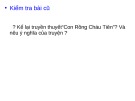 Bài giảng Tiết 2: Bánh chưng, bánh giầy