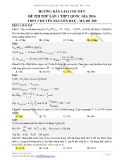 Hướng dẫn giải chi tiết Đề thi thử lần 1 THPT quốc gia 2016 (Mã đề 209) - THPT chuyên Nguyễn Huệ