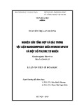 Luận án Tiến sĩ Hóa học: Nghiên cứu tổng hợp và đặc trưng vật liệu nanocomposit giữa hydroxyapatit và một số polyme tự nhiên