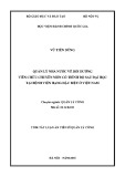 Tóm tắt Luận án Tiến sĩ Quản lý công: Quản lý nhà nước về bồi dưỡng viên chức chuyên môn có trình độ sau đại học tại bệnh viện hạng đặc biệt ở Việt Nam