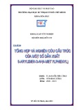 Khóa luận tốt nghiệp Hóa hữu cơ: Tổng hợp và nghiên cứu cấu trúc của một số dẫn xuất 5-Aryliđen-3-N-(4-Metylphenyl)